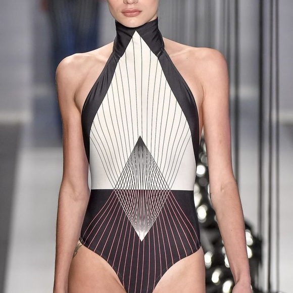 NWT Lenny Niemeyer Cosmos Gráfica Original Swimsuit